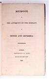 DRUMMOND. Memoir on . . . the Zodiacs of Esneh and Dendera. 1821 + MURE. A Dissertation on the Calendar . . . of Ancient Egypt. 1832